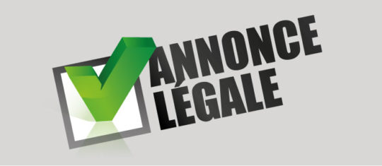 publier une annonce légale